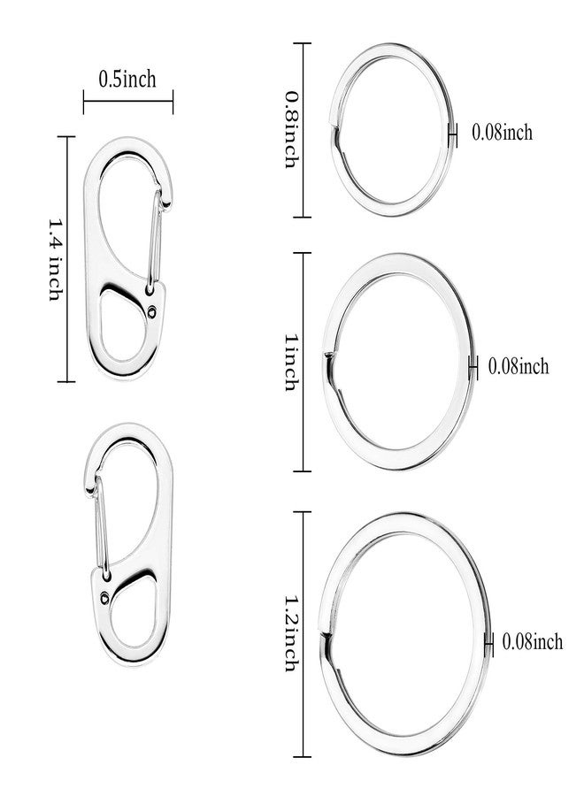 JOVITEC 3 Sets Dog Tag Clip ID Tag with Rings Holder for Dogs and Cats Collars Harnesses - Image 2
